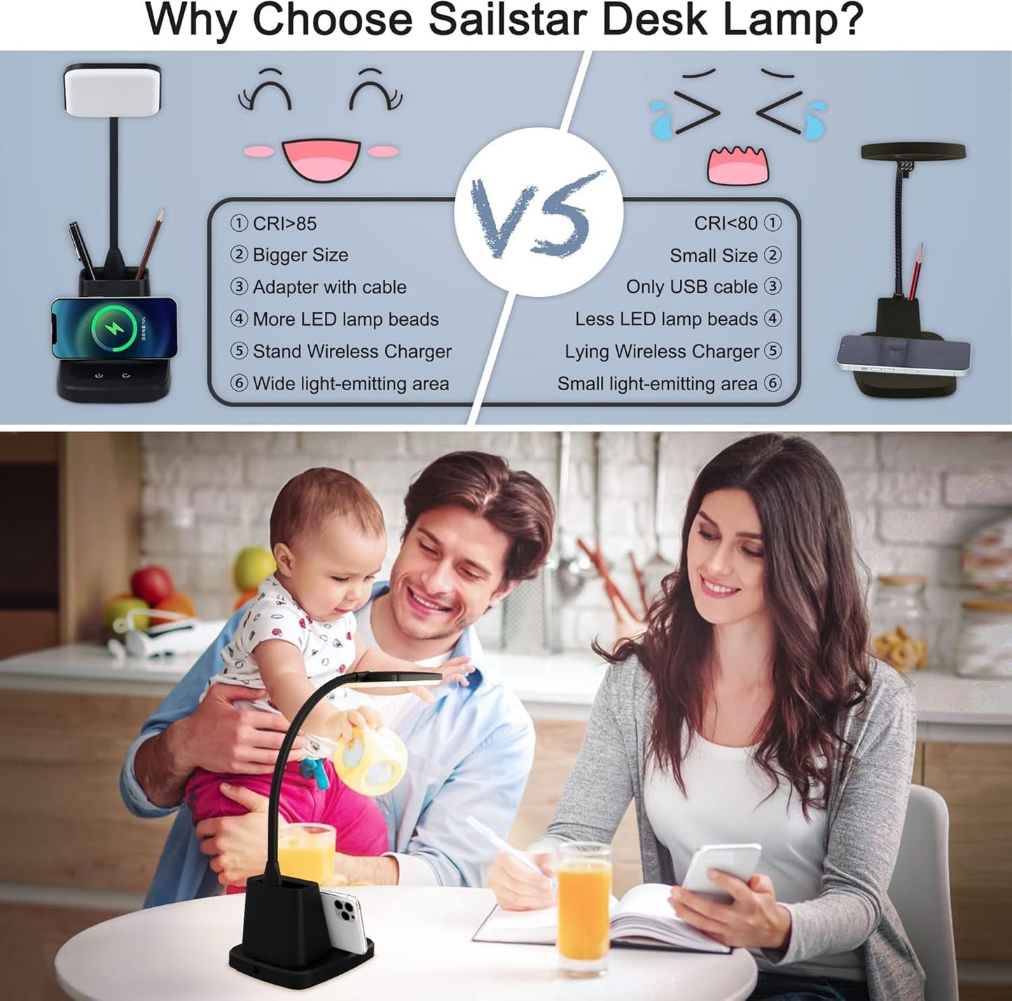 Transform Your Workspace with the Stylish LED Desk Lamp