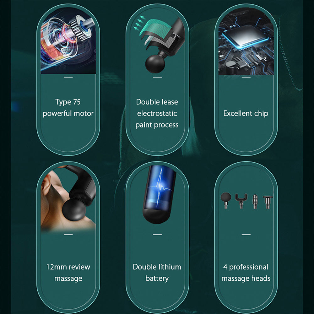 Pistola de masaje eléctrica: el mejor alivio muscular manual