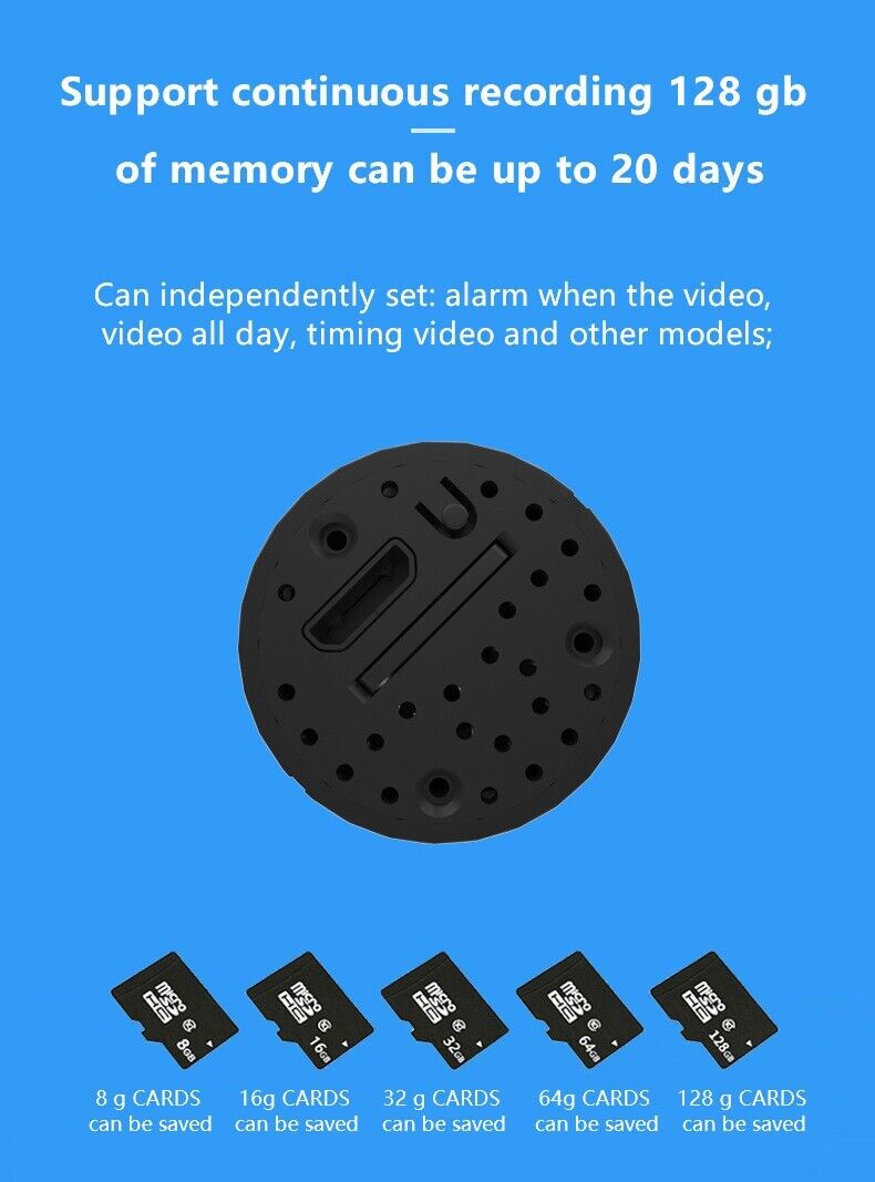 Minicámara inalámbrica WiFi 4K Puce Gaia: bricolaje y oculta