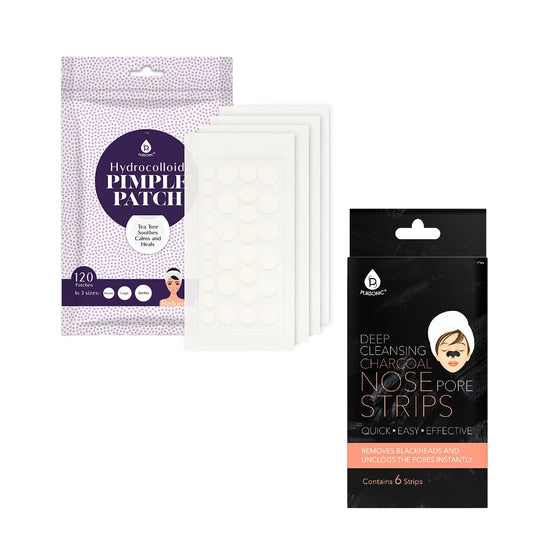 Pursonic Deep Cleansing Charcoal Nose Pore Strip & Hydrocolloid Set