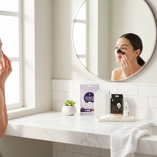 Pursonic Deep Cleansing Charcoal Nose Pore Strip & Hydrocolloid Set