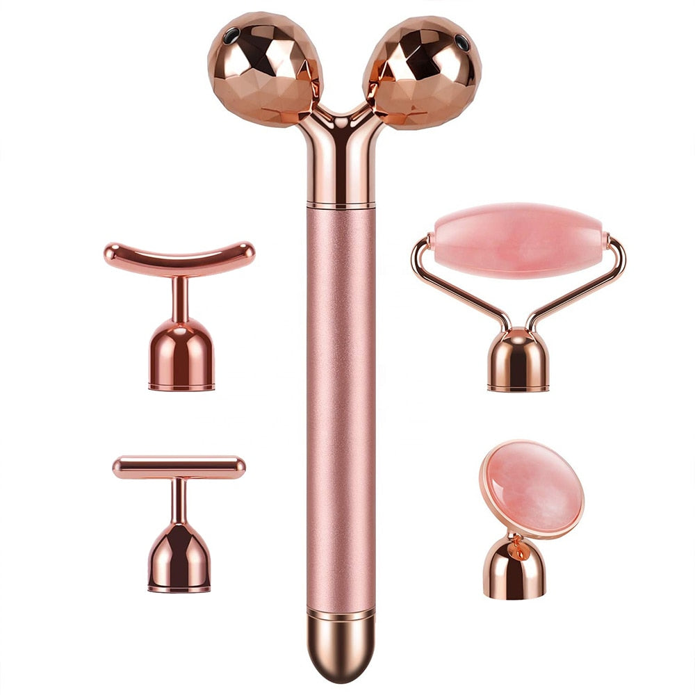 5-in-1 24K Gold Beauty Bar Face Massager for Skincare