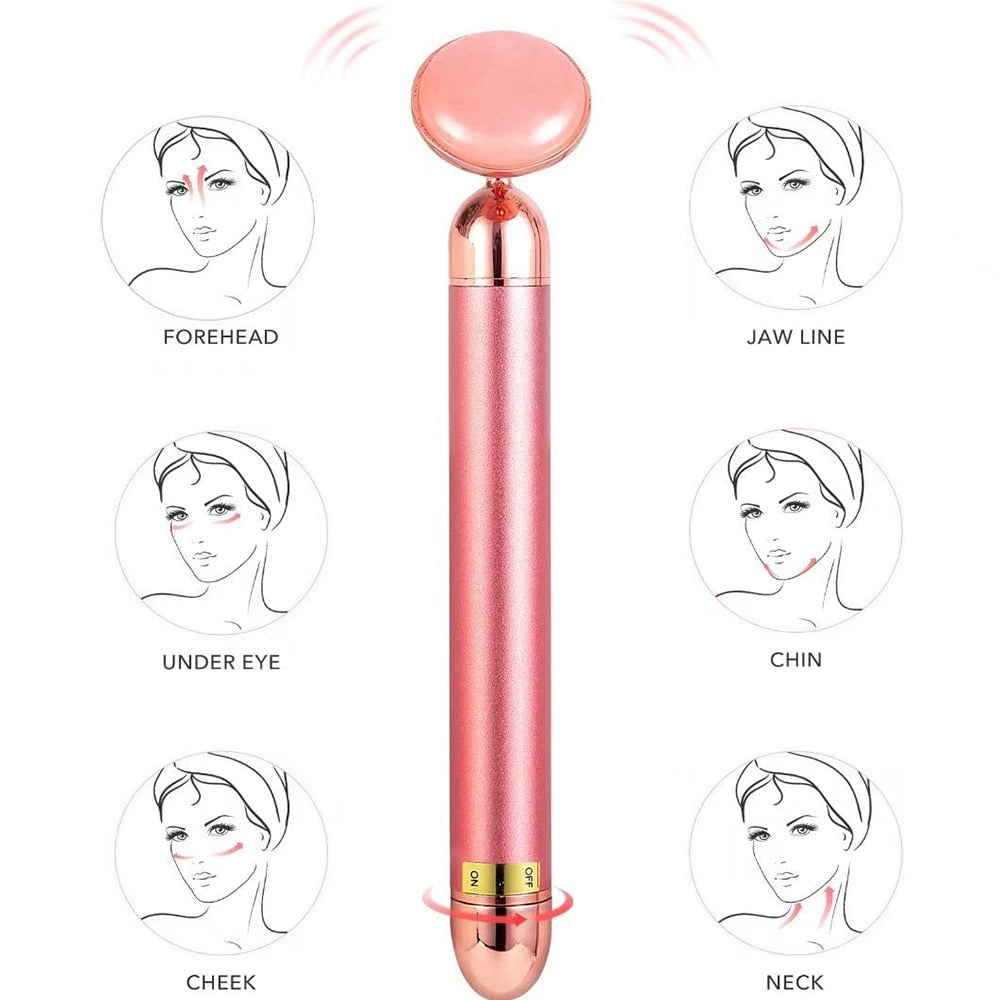 5-in-1 24K Gold Beauty Bar Face Massager for Skincare