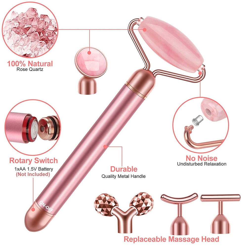 5-in-1 24K Gold Beauty Bar Face Massager for Skincare