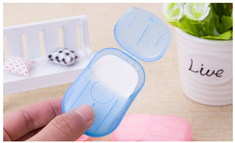 20pcs Random Disinfecting Soap Paper for On-the-Go Cleanliness