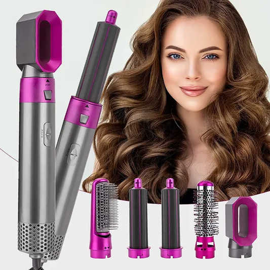 5 In 1 Multifunctional Hot Hair Brush for Effortless Styling