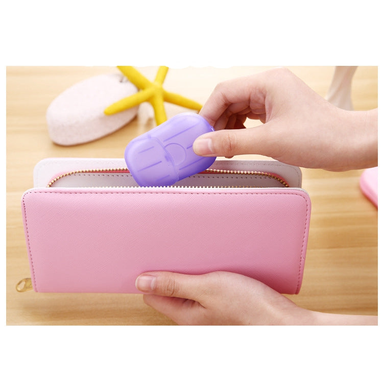 20pcs Random Disinfecting Soap Paper for On-the-Go Cleanliness