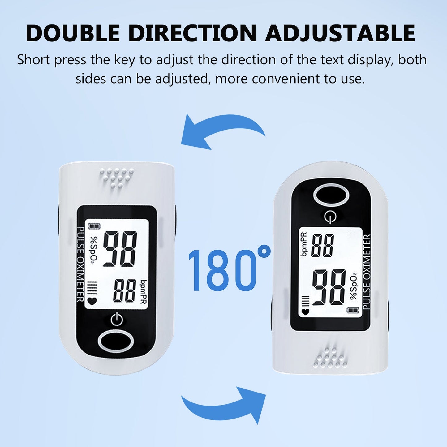 Oxímetro de pulso de dedo preciso | Monitor de SpO2 de Pink Iolaus